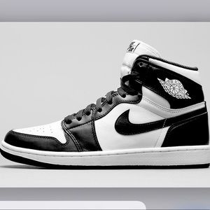 Black and White Jordan 1